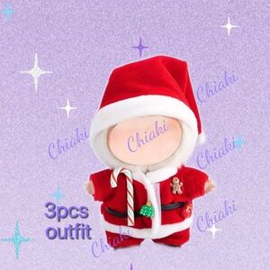 Christmas Santa Claus Plush Doll Outfit